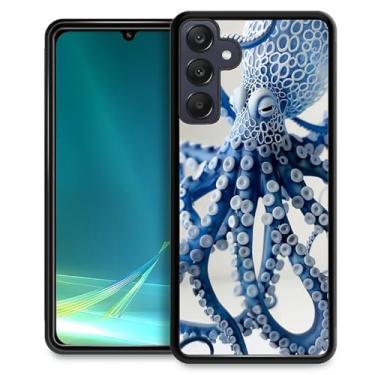 Imagem de Goodsprout Compatível com Samsung Galaxy A25 5G, capa traseira rígida de policarbonato azul com estampa incrível à prova de choque e anti-arranhões para Samsung Galaxy A25 5G
