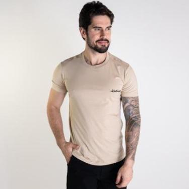 Imagem de Camiseta Acostamento Casual Bege-Masculino