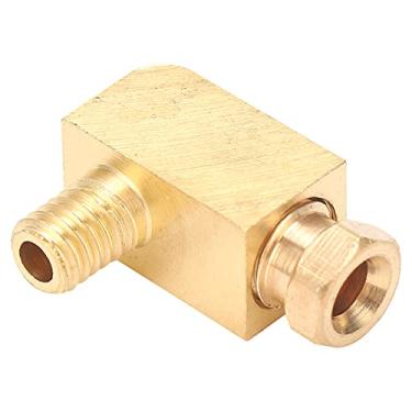 Imagem de Estink Conexão de Tubo de Latão Em Ângulo Reto Com Rosca para Tubos de Nylon, Cobre, Alumínio e Conexão para de Óleo Industrial (PL406)