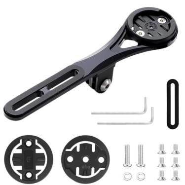 Imagem de BSSOK Bike Aero, suporte integrado para guidão frontal, sistema de guidão integrado, suporte de computador para bicicleta compatível com Garmin, Wahoo, Go Pro