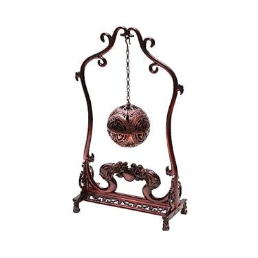 Imagem de porta-vara de incenso Antigo personalizado pendurado suporte de incenso retro chinês esférico backflow queimador