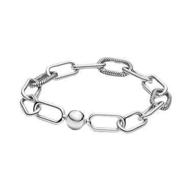 Imagem de Pulseira De Charme Em Prata Esterlina 925 Com Coração E Flecha Para Mu