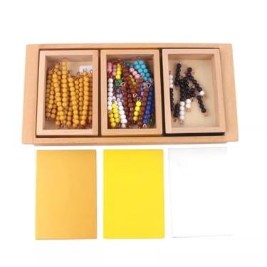 Imagem de ZQsmgs Brinquedos de Matemática Montessori Material Jogo da Cobra, Auxílios de Ensino de Matemática Brinquedo Educativo para Pré-Escolares,Multiplication