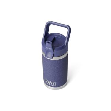Imagem de YETI Rambler Jr. Garrafa infantil de 350 ml, com tampa de palha, poeira lunar