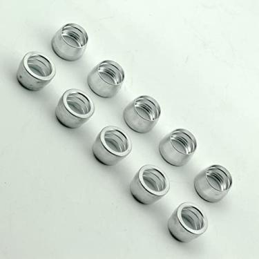 Imagem de AN10 an -10 10AN 10-an AN-10 virola de inserção de manga oliva de alumínio para mangueira de teflon PTFE adaptador de encaixe final 10 peças