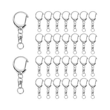 Imagem de 40 Acessórios De Chaveiro Com Gancho De Liberação Rápida, 20 Chaveiros