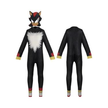 Imagem de Macacão cosplay halloween crianças festa carnaval anime roupas de jogo