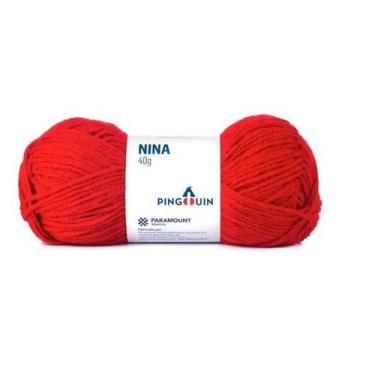 Imagem de FIO NINA 40GR COR 9349 GROSELHA - Fio Multifuncional para Trabalhos Ma