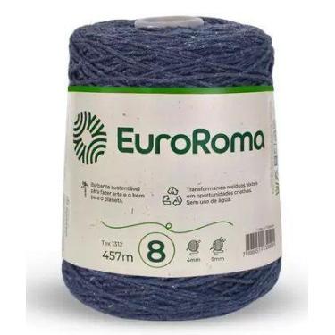 Imagem de Barbante EuroRoma 600g Fio 8 Cor 6000 Jeans - 457 Metros
