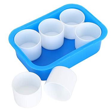 Imagem de Copos de mistura de tintas Recipientes de aquarela à prova de vazamentos de plástico à prova de respingos para artistas Alunos Sala de aula Pintura a óleo de guache acrílico 6