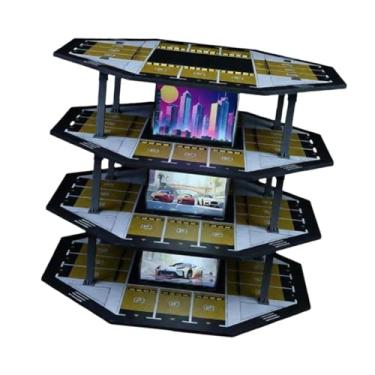 Imagem de KiBcsLic Organizador de proteção realista em escala 1/64 para lotes de colecionáveis, decoração de mesa, garagem, modelo de carro, vitrine para exibição de, Style B