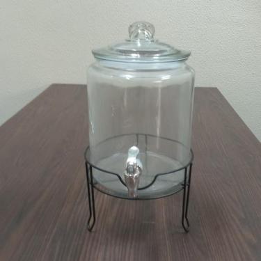 Imagem de REFRESQUEIRA COM SUPORTE HOME&CO VIDRO 5,5L 42x23x23cm TRANSPARENTE SU