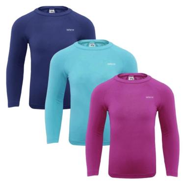 Imagem de Kit 3 Camisas Térmicas Selene Proteção UV50+ Juve-Unissex