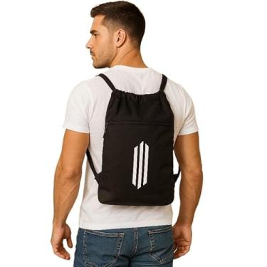Imagem de Mochila Esportiva Ideal para Academia, Futebol Escola Passeio e Lazer com Alças Ajustáveis (3-L BRANCO)