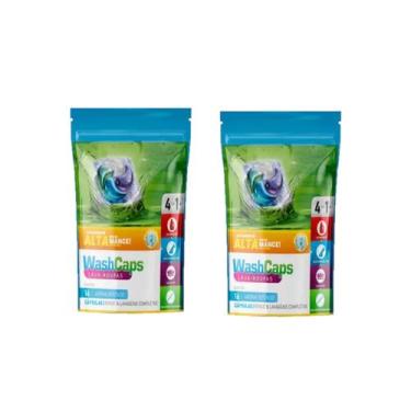 Imagem de Detergente Lava Roupas Washcaps 4 em 1 - 16 Cápsulas, 32