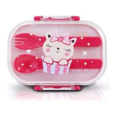 Imagem de Pote Para Lanche 2 Andares 400ml Pimpolho Jacki Design Infantil Escola