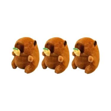Imagem de Chaveiro De Capivara De Pelúcia Fofa De 12cm, Brinquedo De Desenho Ani