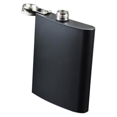 Imagem de Big Flask 510.3 g 500ml Aço Inoxidável Licor Hip Flask com tampa rosqueada cor preta ou cor prata disponível (preto)