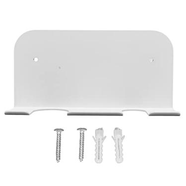 Imagem de Alça sem fundo para café Suporte para orelha Portafilter universal Cabide para economia de espaço Rack de armazenamento para montagem na parede para máquinas de café profissionais (Branca)