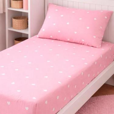 Imagem de Jogo De Lençol Cama Box Solteiro Com Elástico Essencialle - Marina Enx