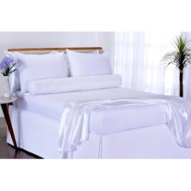 Imagem de Capa Protetora de Colchão Impermeável Queen Matelado, Branco, Microfibra 100% Poliéster, 2,00m x 1,60m x 35cm