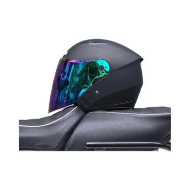 Imagem de Capacete De Motocicleta Unissex Com Lente Dupla Para Quatro Estações, 