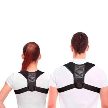Imagem de Colete Corretor Postural Suporte Ajustável Unissex Ajeita Coluna
