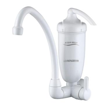 Imagem de Purificador De água Lorenzetti Acqua Bella Com Torneira De Parede Branco