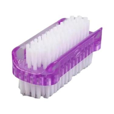 Imagem de Escova De Limpeza De Unhas De Dupla Face, Ferramenta De Manicure E Ped