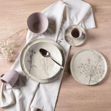 Imagem de Conjunto De Pratos Rasos 06 Peças Bio Cyperus Porto Brasil