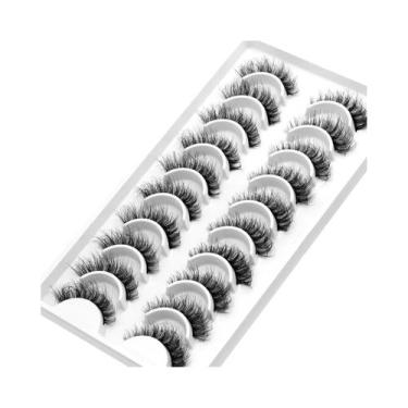 Imagem de Cílios Postiços 5D Volume Cat Eye Naturais Longos E Macios Com Efeito 