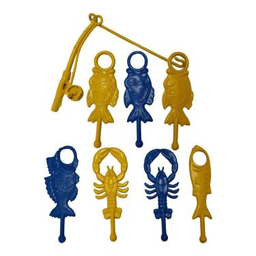 Imagem de Peixe De Plástico Pescaria - 24 Unidades