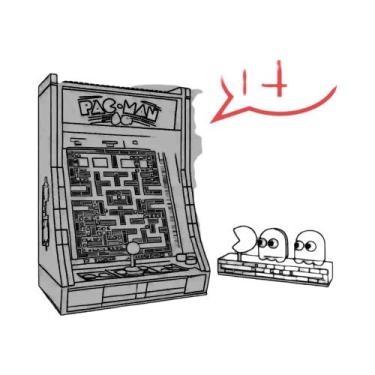 Imagem de 2651 Peças De Blocos De Montar Criativos Para Gabinete De Fliperama, B