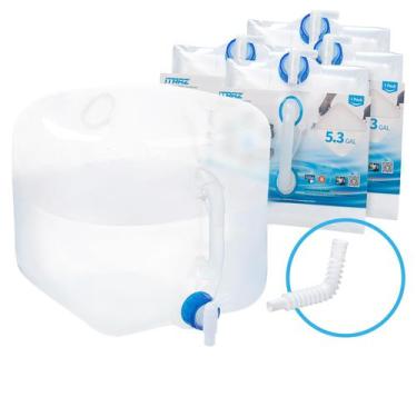Imagem de Botella de Agua Plegable ITRAZ 20L con Grifo Libre de BPA