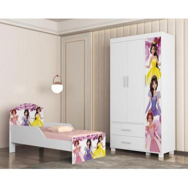 Imagem de Mini Cama Infantil Livia Para Quarto MDF Com Proteção Lateral Design M