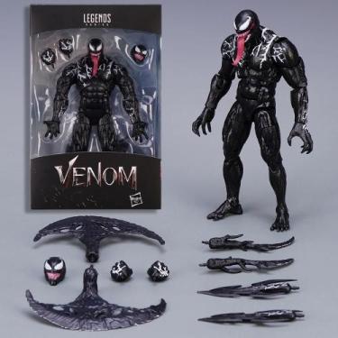 Imagem de Boneco De Ação Venom 3 Carnage Symbiote Com Articulações Móveis, Brinq