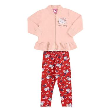 Imagem de Conjunto Longa Bebê Rosa Retro Marlan-Feminino