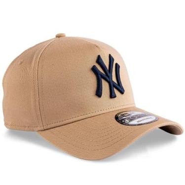 Imagem de Boné New Era 9FORTY AFrame New York Yankees MLB Original, Bege, Unico