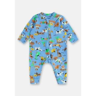 Imagem de Macacão para Bebê Menino em Suedine Up Baby-Masculino