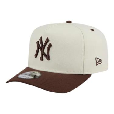 Imagem de Boné New Era 950 A-Frame New York Yankee Off White Masculino-Masculino