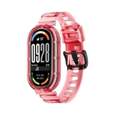 Imagem de Pulseira Esportiva Transparente De TPU Para Mi Band 10/9/8, Pulseira M