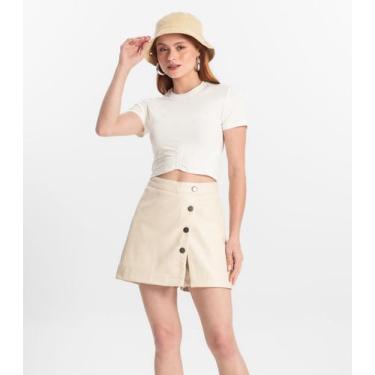 Imagem de Shorts Saia Juvenil Minty Bege, 16, Bege