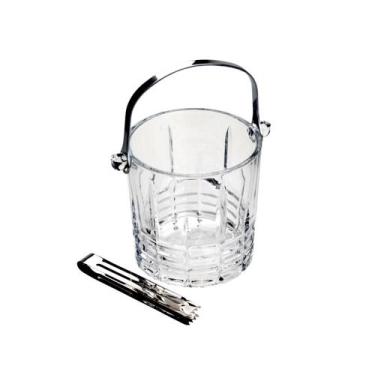 Imagem de Balde para Gelo com Alça e Pegador Grego 15cm x 13cm x 14cm - Wolff