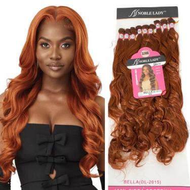 Imagem de Cabelo Ondulado Entrelace Fibra Bio Proteína Super Natural 80cm - bble