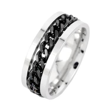 Imagem de Anel Giratório De Aço Inoxidável Com Corrente, Abridor De Garrafas E S