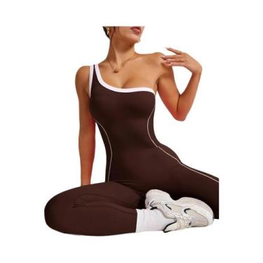 Imagem de Macacão De Ginástica Sem Costura Para Mulheres, Leggings De Yoga, Roup