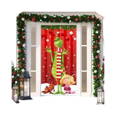 Imagem de Suprimentos Para Festa De Aniversário Com Tema Grinch Verde, Balões Pa