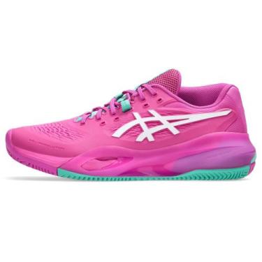 Imagem de Tênis ASICS Gel-Resolution X Saibro - Masculino - Rosa/Branco