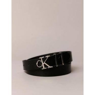 Imagem de Cinto Calvin Klein Jeans Fivela Ck - Preto-Feminino