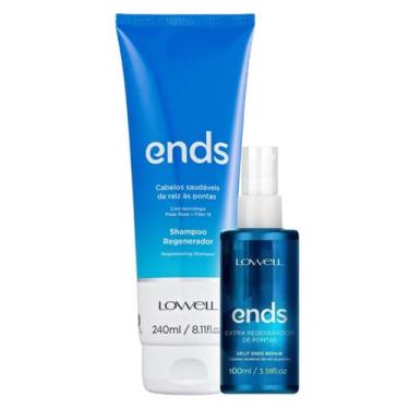 Imagem de Kit Lowell Ends Regenerador Shampoo 240ml + Extra Regenerador 100ml
